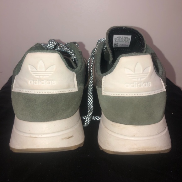 Army Green Adidas Sneakers - Picture 3 of 3